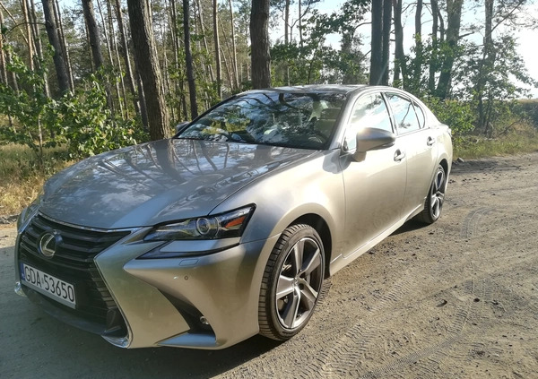 Lexus GS cena 104900 przebieg: 105000, rok produkcji 2017 z Krotoszyn małe 379
